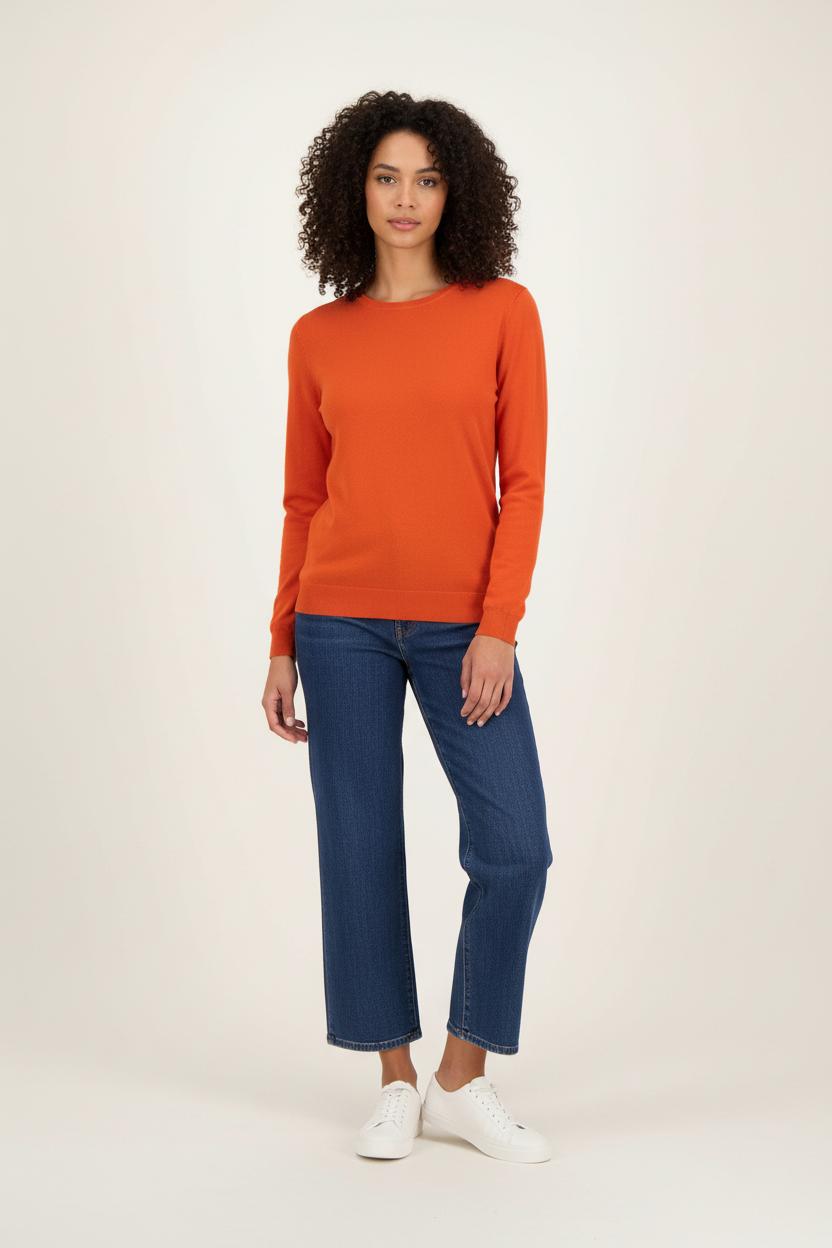 Pull Orange - Taille XS/34 de la marque Caroll | PARAD29039 - Vendu par Paradigme - Image 1