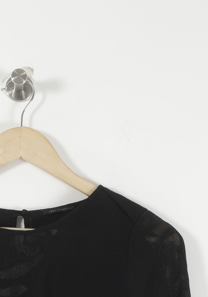 Blouse Noire - Taille XS/34 de la marque IKKS | PARAD29044 - Vendu par Paradigme - Image 3