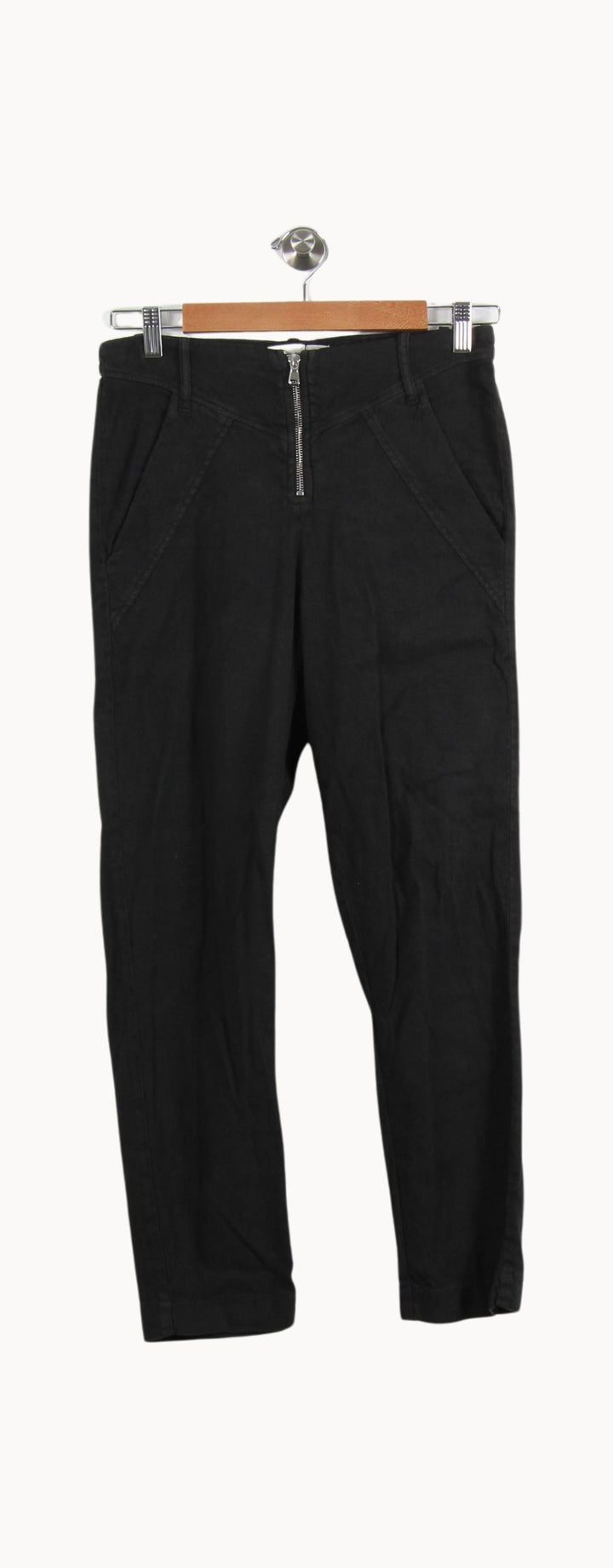Pantalon Noir - Taille S/36 de la marque ba&sh | PARAD29052 - Vendu par Paradigme - Image 2