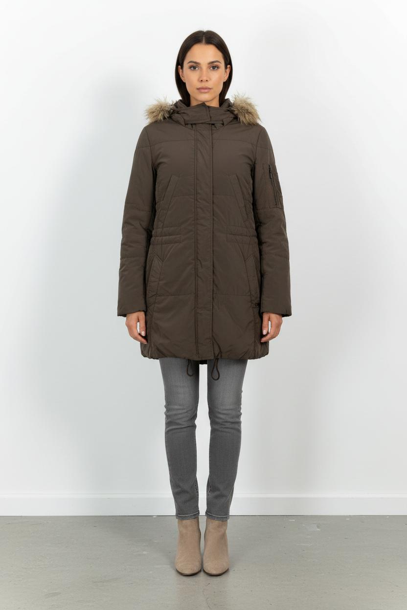 Parka Marron - Taille M/38 de la marque IKKS | PARAD29054 - Vendu par Paradigme - Image 1