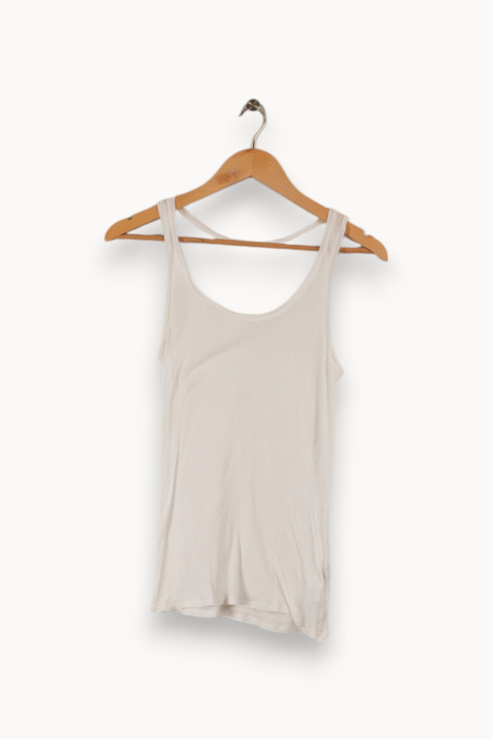 Débardeur blanc - Taille S/36 de la marque American Vintage | PARAD29071 - Vendu par Paradigme - Image 3