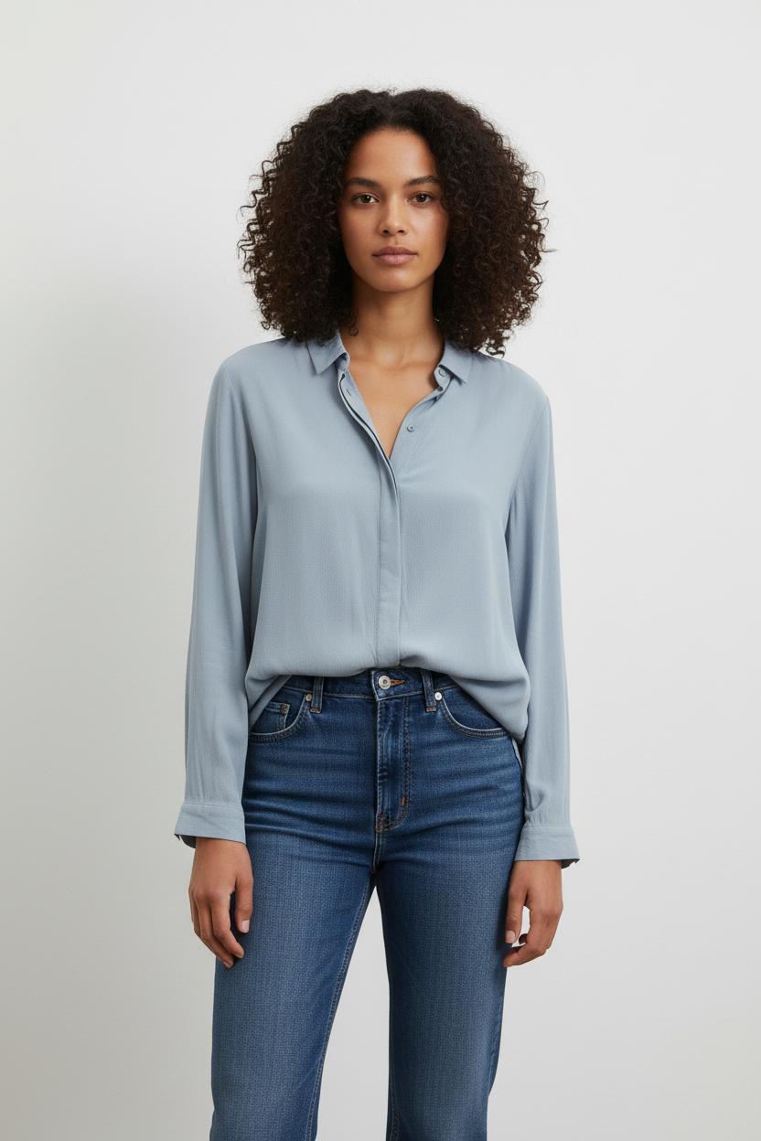 Chemise Bleue - Taille XS/34