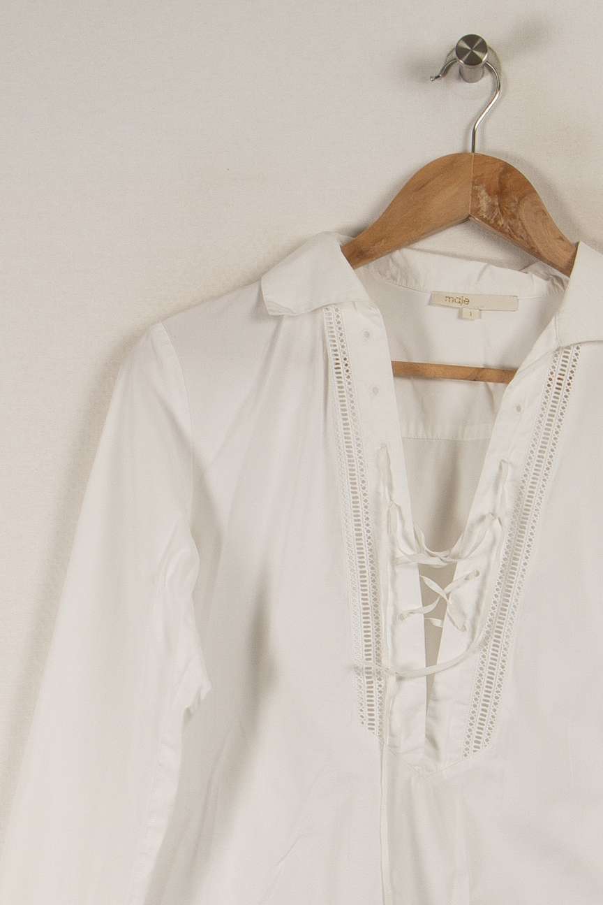 Chemise blanche - Taille S/36 de la marque Maje | PARAD29083 - Vendu par Paradigme - Image 1