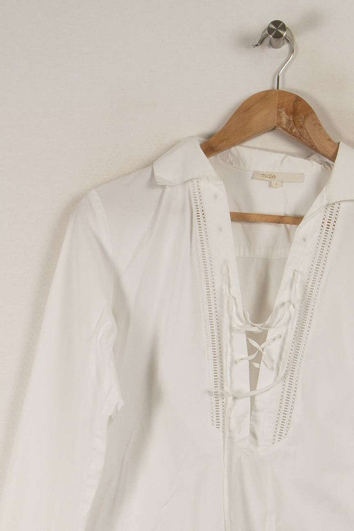 Chemise blanche - Taille S/36 de la marque Maje | PARAD29083 - Vendu par Paradigme - Image 1