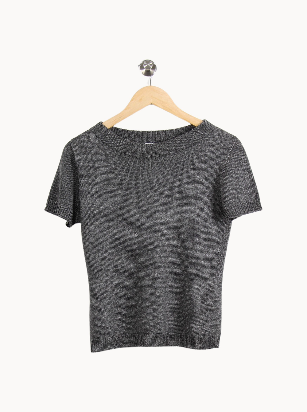 Pull Gris - Taille M/38 de la marque Max Mara | PARAD29088 - Vendu par Paradigme - Image 2