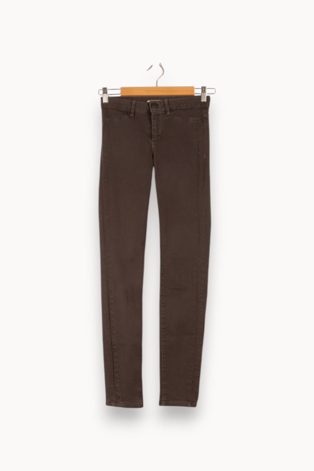Jean Marron - Taille XS/34 de la marque Sud express | PARAD29093 - Vendu par Paradigme - Image 2