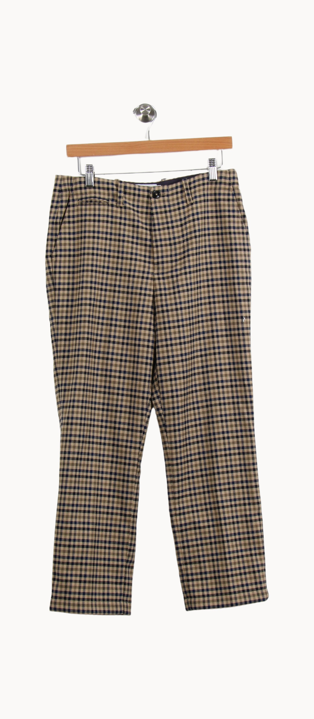 Pantalon Carreaux Beige et Bleu - Taille S/36 de la marque Closed | PARAD29104 - Vendu par Paradigme - Image 2