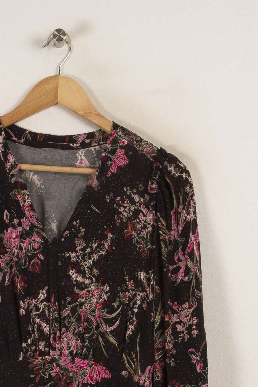 Robe noire à motifs - Taille M/38 de la marque One Step | PARAD29109 - Vendu par Paradigme - Image 2