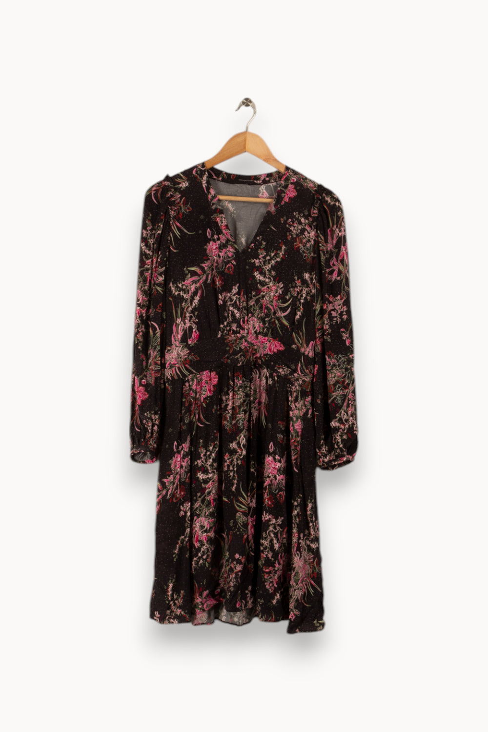 Robe noire à motifs - Taille M/38 de la marque One Step | PARAD29109 - Vendu par Paradigme - Image 1