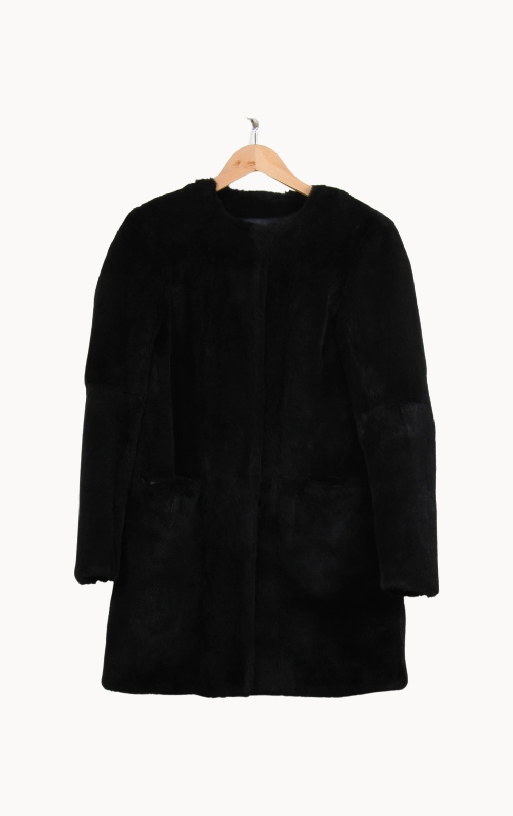 Manteau Noir - Taille S/36 de la marque Maje | PARAD29117 - Vendu par Paradigme - Image 2
