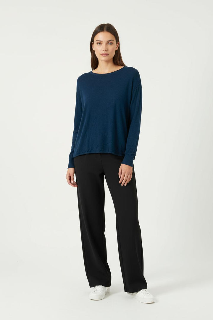 Pull Bleu - Taille S/36 de la marque American Vintage | PARAD29118 - Vendu par Paradigme - Image 1