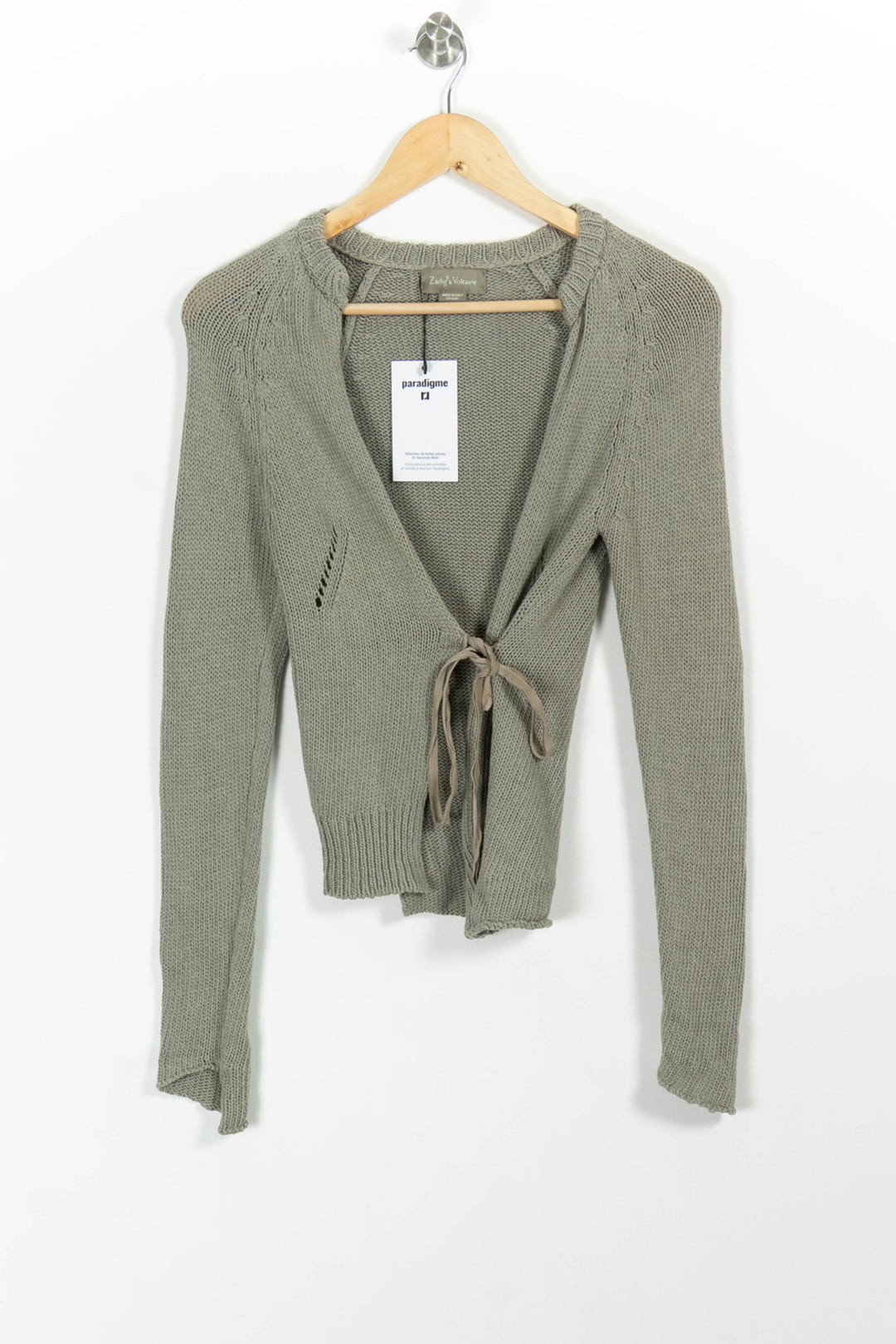 Cardigan Gris - Taille S/36 de la marque Zadig&Voltaire | PARAD29120 - Vendu par Paradigme - Image 2