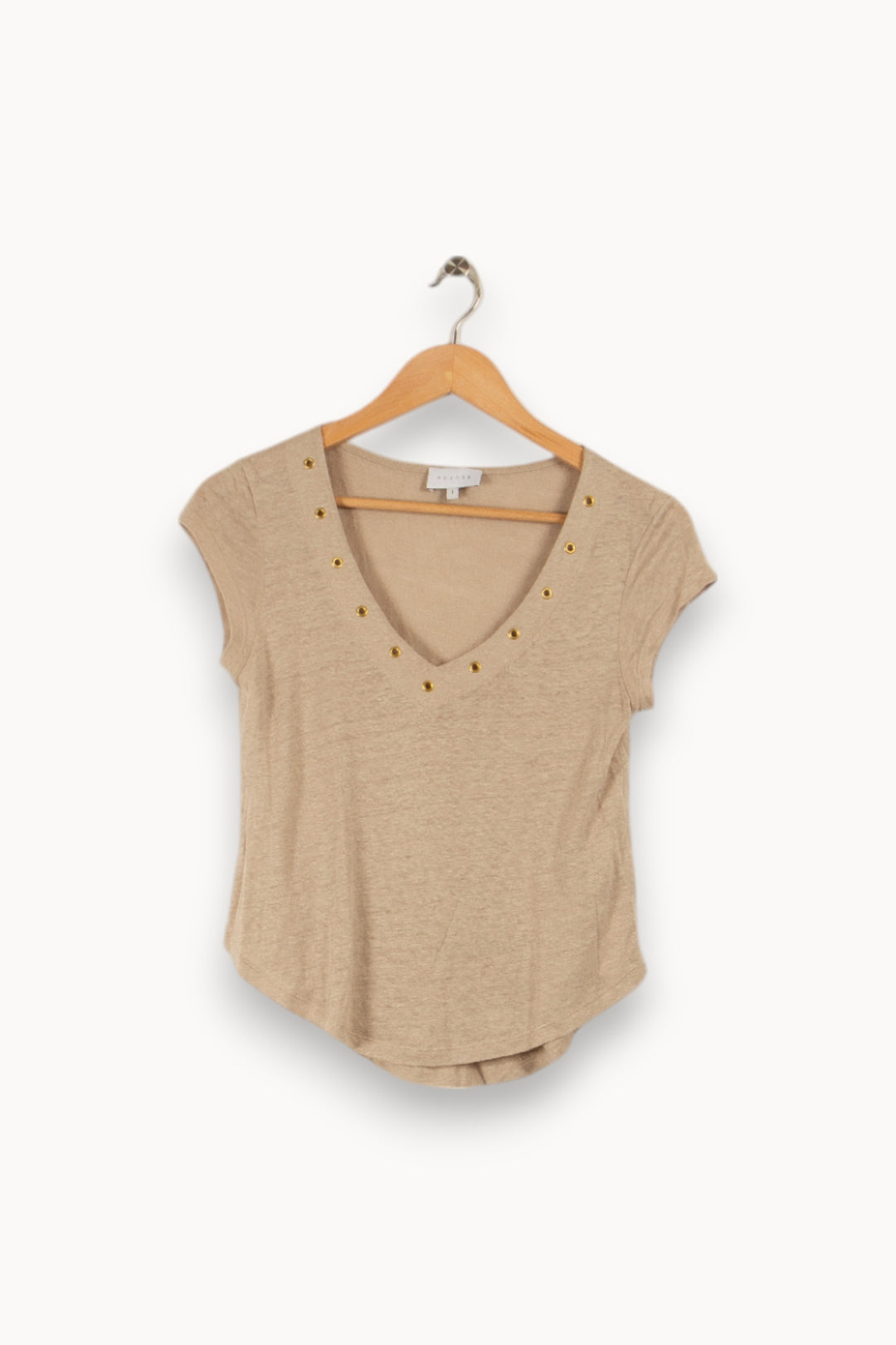 T-shirt beige - Taille S/36 de la marque Kujten | PARAD29122 - Vendu par Paradigme - Image 3