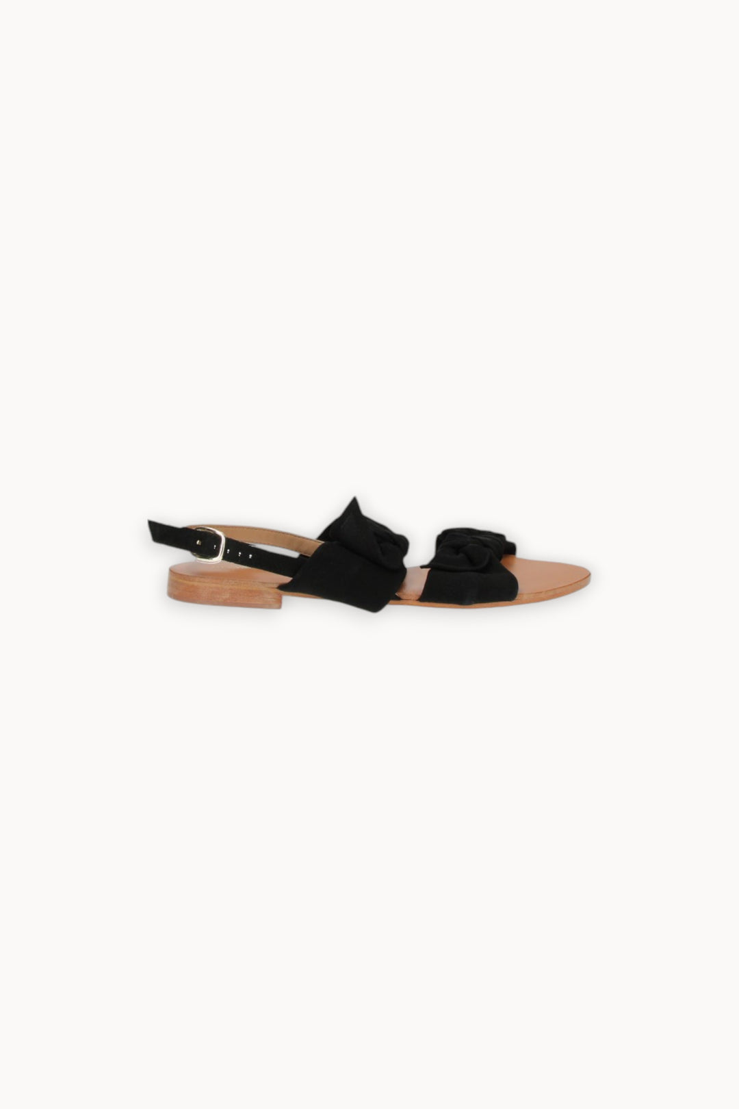 Sandales avec nœuds noirs - Taille L/40 de la marque Petite Mendigote | PARAD29124 - Vendu par Paradigme - Image 3