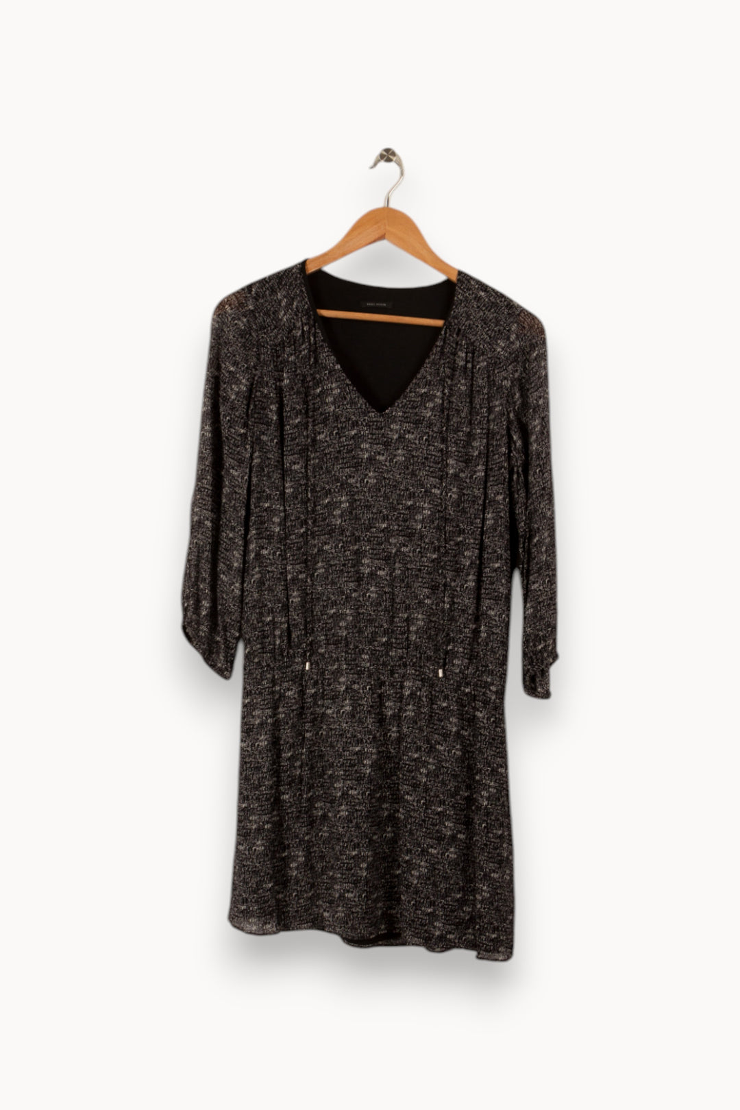 Robe noire à motifs - Taille M/38 de la marque IKKS | PARAD29146 - Vendu par Paradigme - Image 3