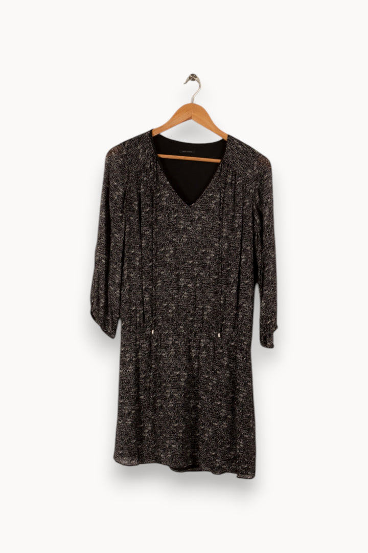 Robe noire à motifs - Taille M/38 de la marque IKKS | PARAD29146 - Vendu par Paradigme - Image 3