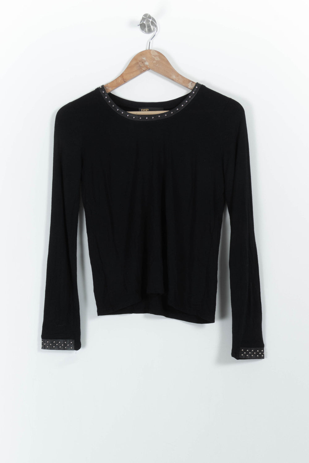 Pull Noir - Taille S/36 de la marque Maje | PARAD29149 - Vendu par Paradigme - Image 2