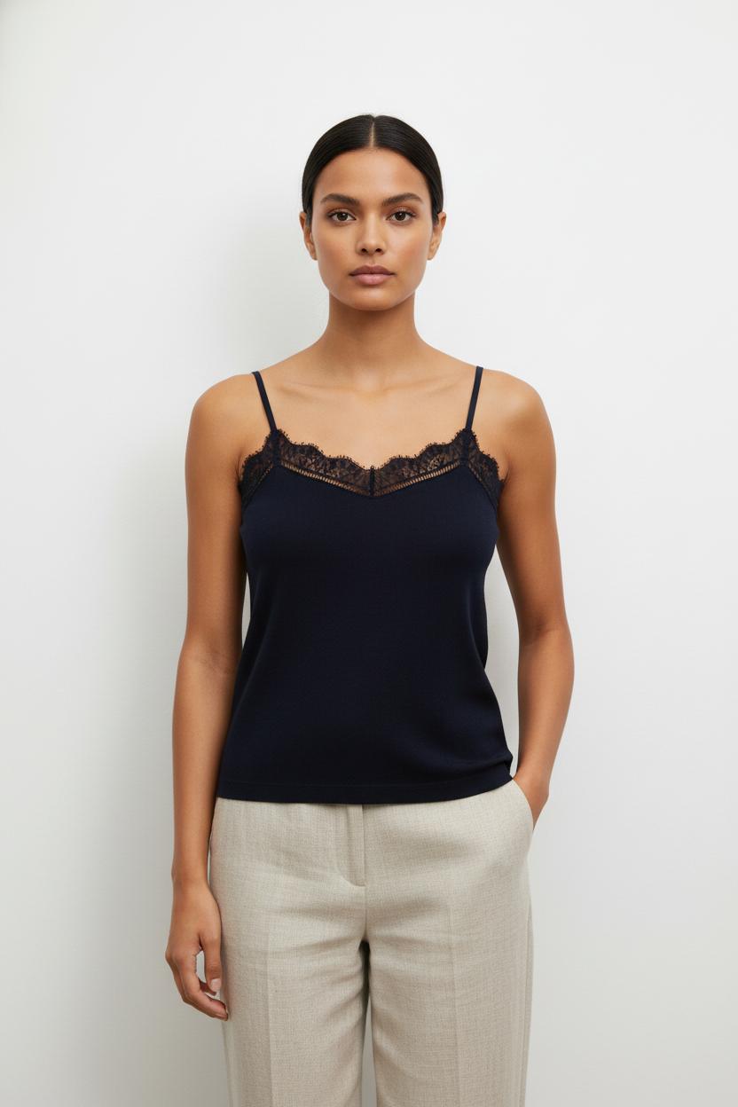 Débardeur bleu foncé - Taille XS/34