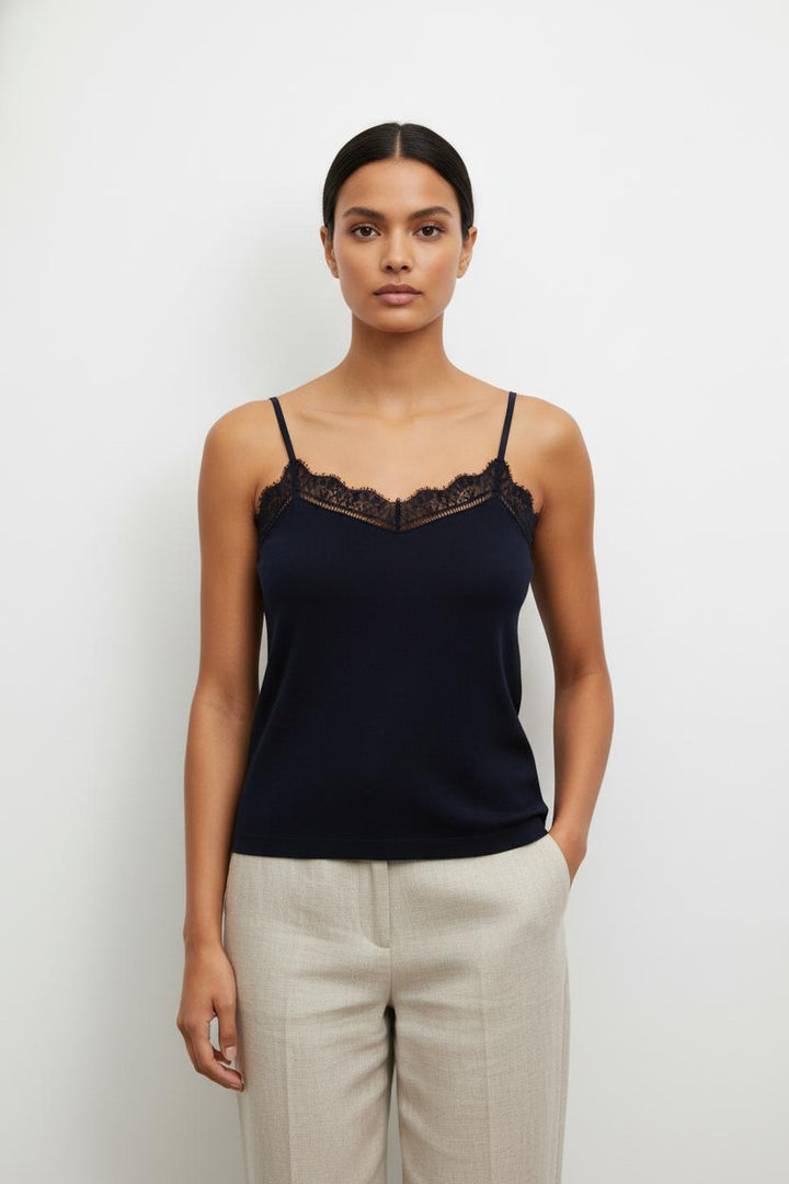 Débardeur bleu foncé - Taille XS/34