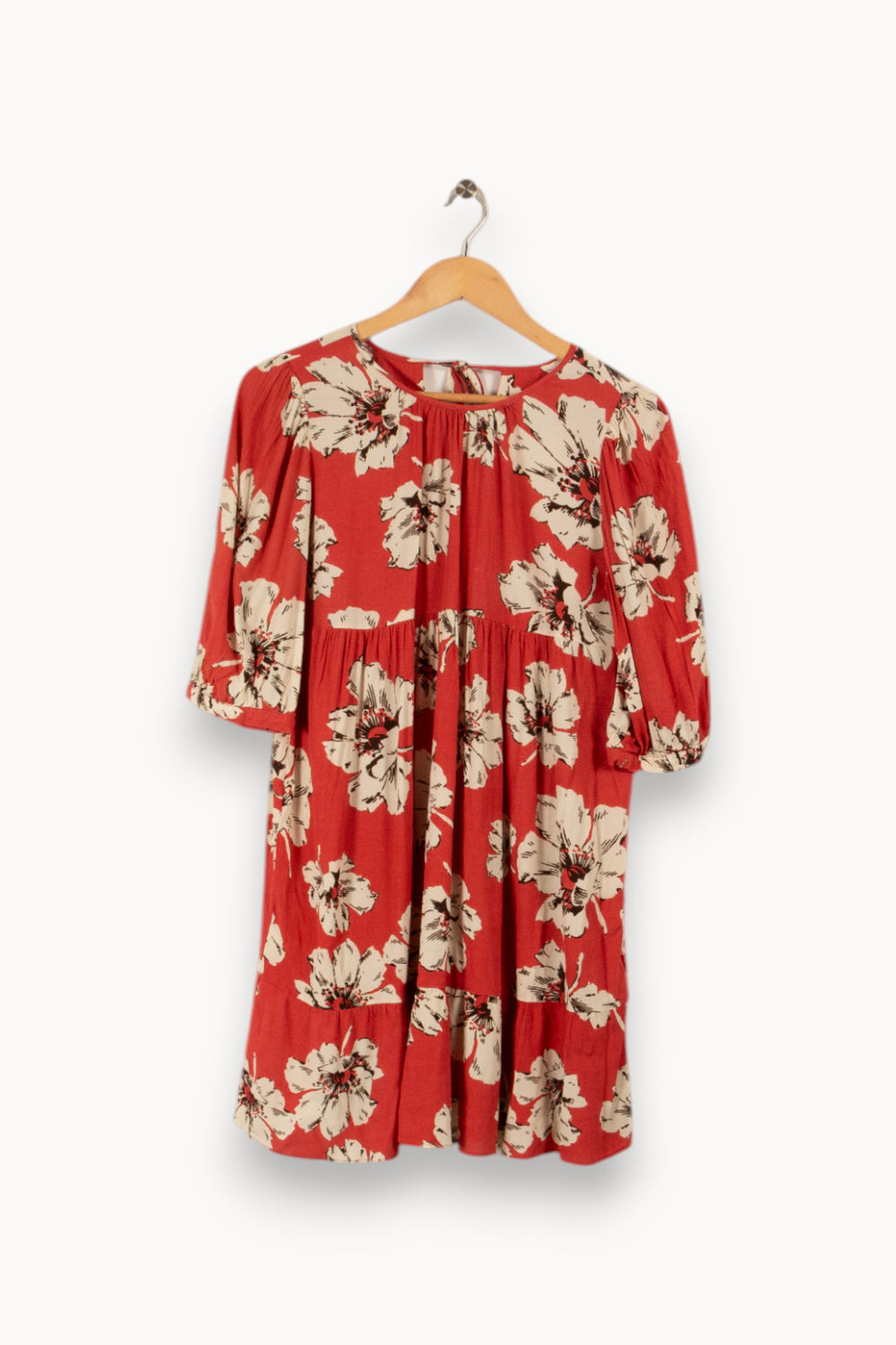 Robe rose à motifs - Taille XS/34 de la marque ba&sh | PARAD29155 - Vendu par Paradigme - Image 3