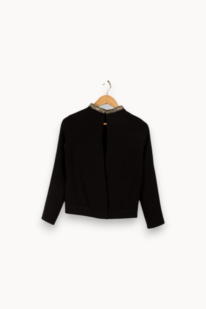 Blouse noire - Taille XS/34 de la marque ba&sh | PARAD29160 - Vendu par Paradigme - Image 3