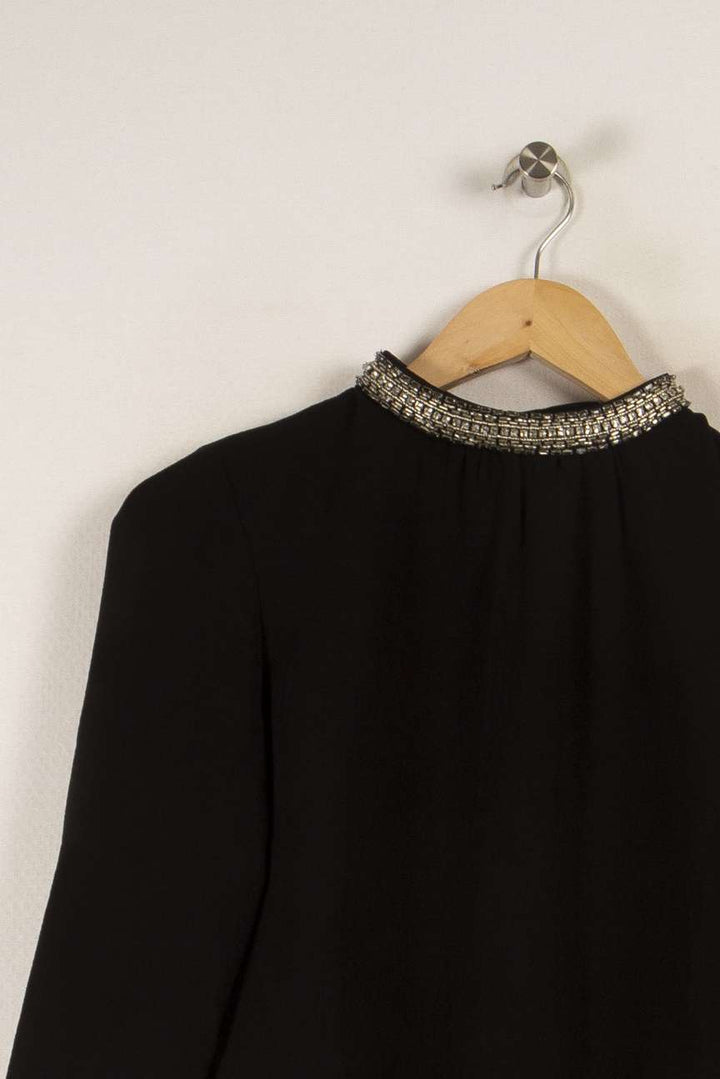 Blouse noire - Taille XS/34 de la marque ba&sh | PARAD29160 - Vendu par Paradigme - Image 2
