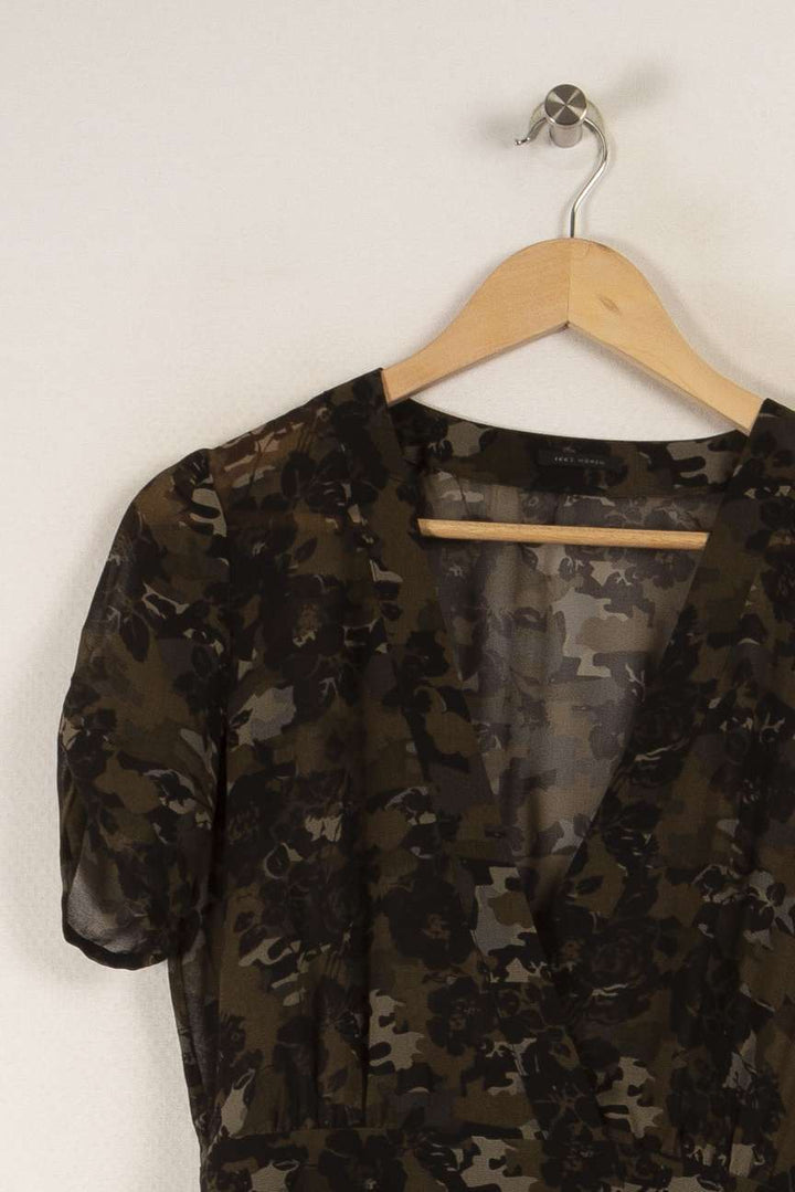 Robe militaire verte - Taille M/38 de la marque IKKS | PARAD29209 - Vendu par Paradigme - Image 1