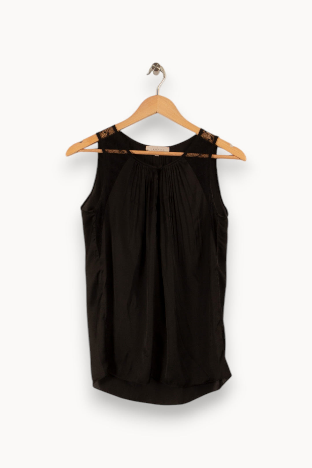 Top noir - Taille S/36 de la marque Sandro | PARAD29225 - Vendu par Paradigme - Image 3