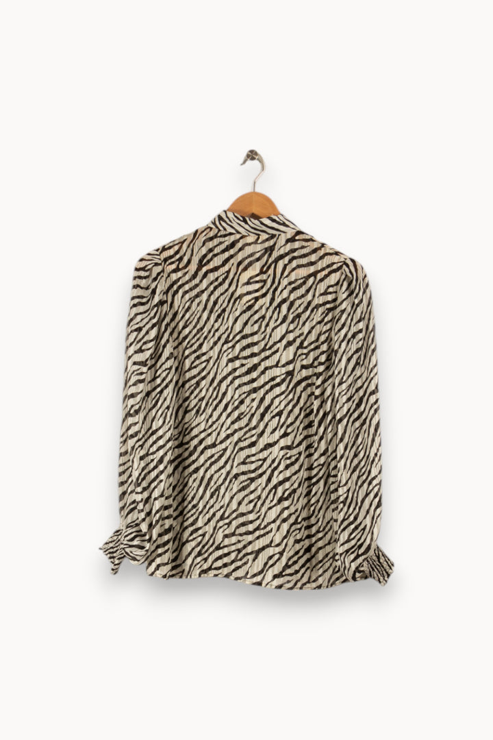 Blouse imprimée zèbre - Taille S/36 de la marque Maje | PARAD29262 - Vendu par Paradigme - Image 2