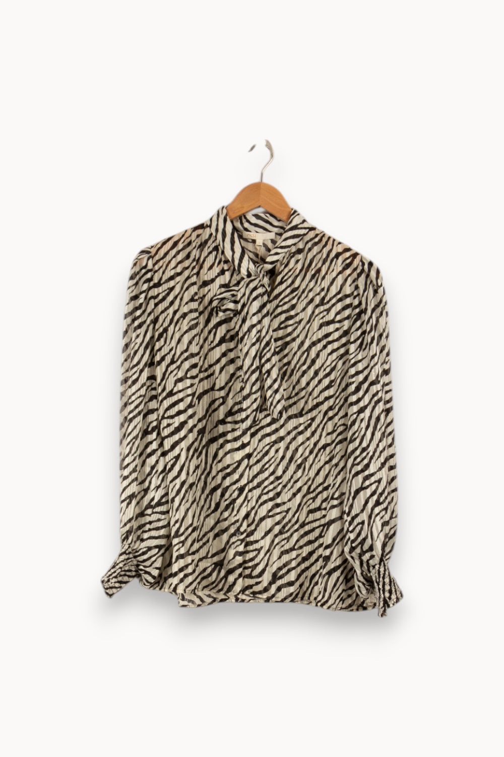 Blouse imprimée zèbre - Taille S/36 de la marque Maje | PARAD29262 - Vendu par Paradigme - Image 3