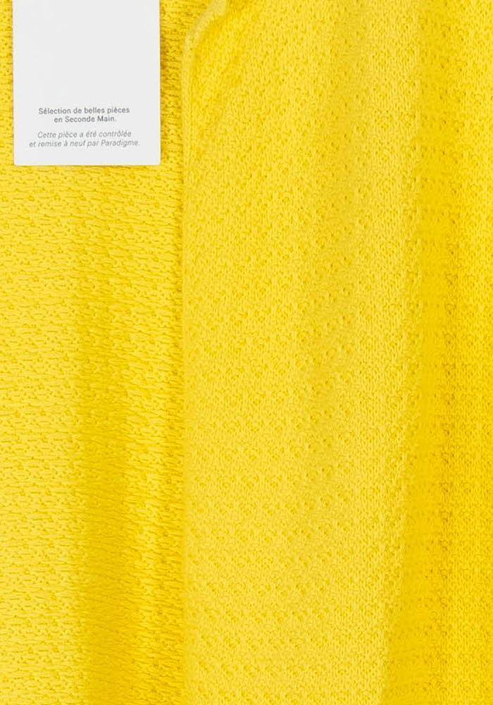 Cardigan Jaune - Taille S/36 de la marque Des petits hauts | PARAD29274 - Vendu par Paradigme - Image 3