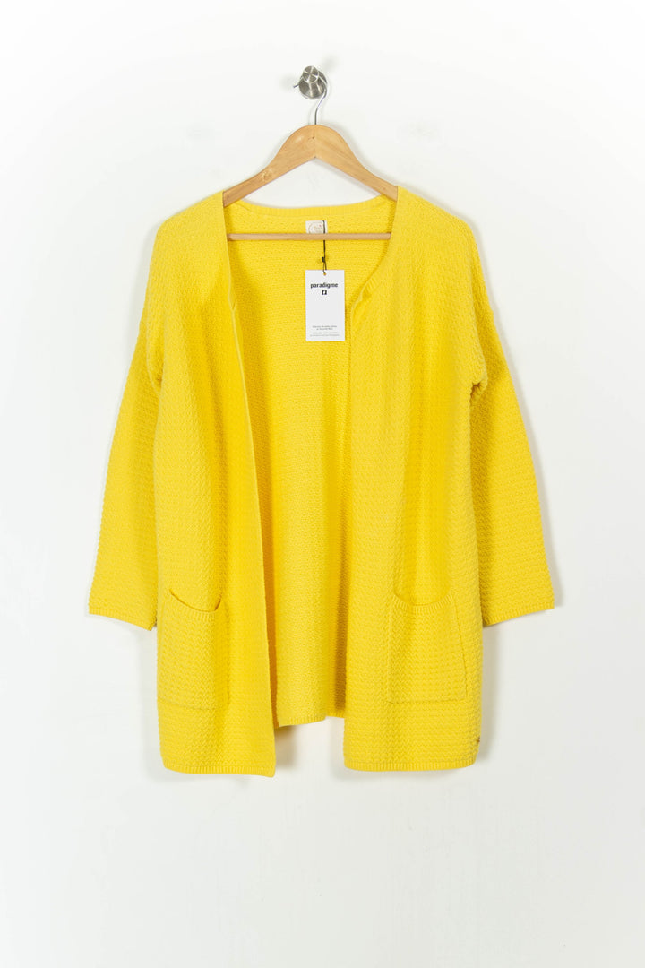 Cardigan Jaune - Taille S/36 de la marque Des petits hauts | PARAD29274 - Vendu par Paradigme - Image 2