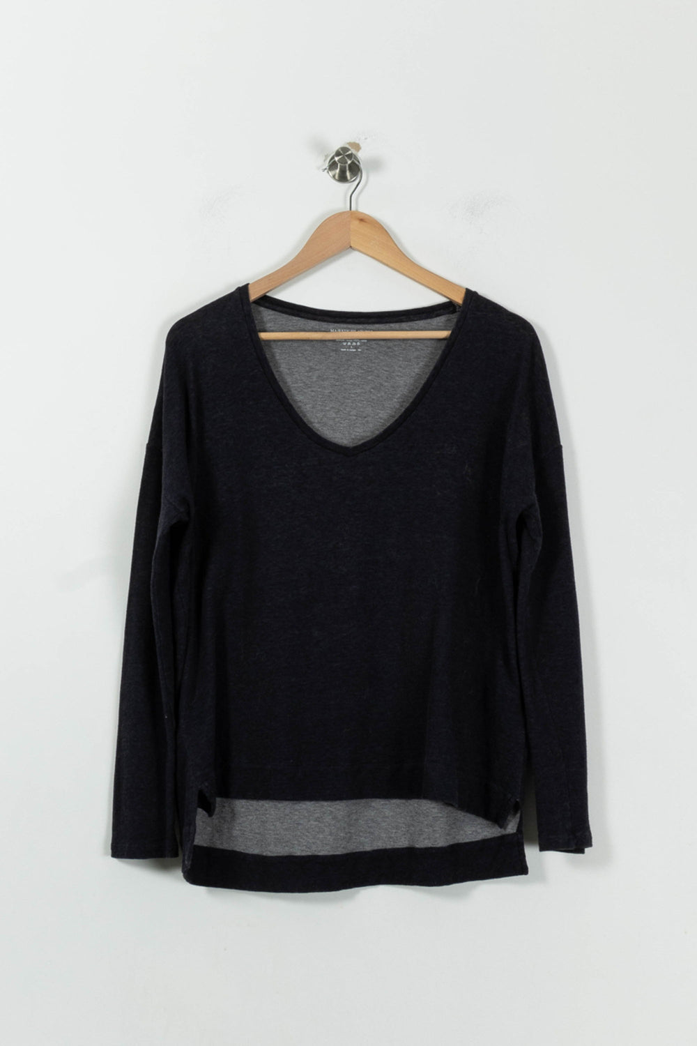 Pull Gris - Taille L/40 de la marque Majestic Filatures | PARAD29287 - Vendu par Paradigme - Image 2