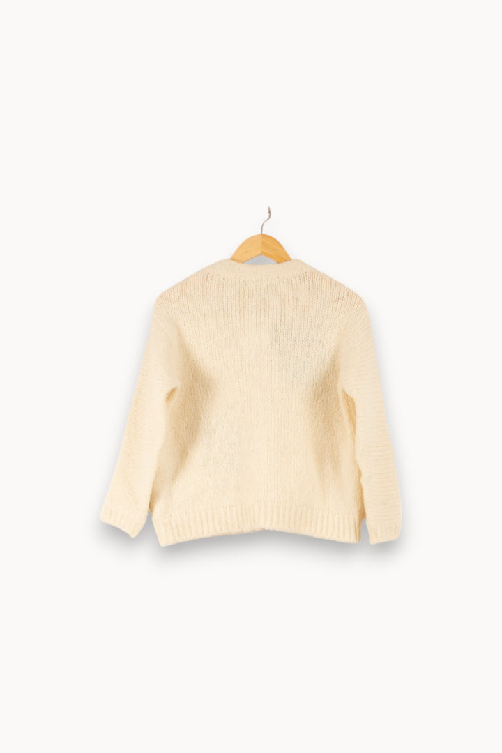 Pull Écru - Taille XS/34 de la marque Des petits hauts | PARAD29325 - Vendu par Paradigme - Image 4
