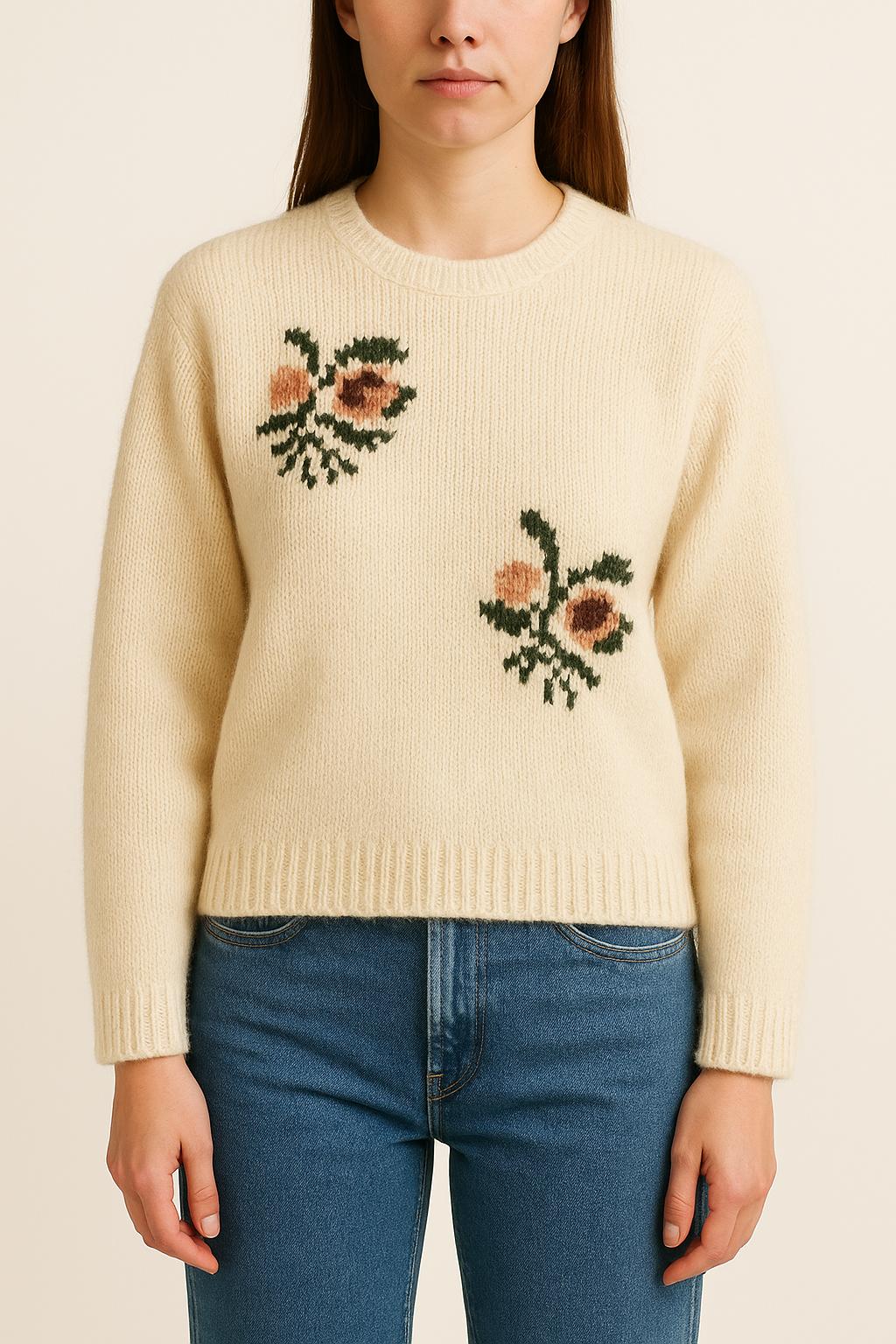 Pull Écru - Taille XS/34 de la marque Des petits hauts | PARAD29325 - Vendu par Paradigme - Image 1