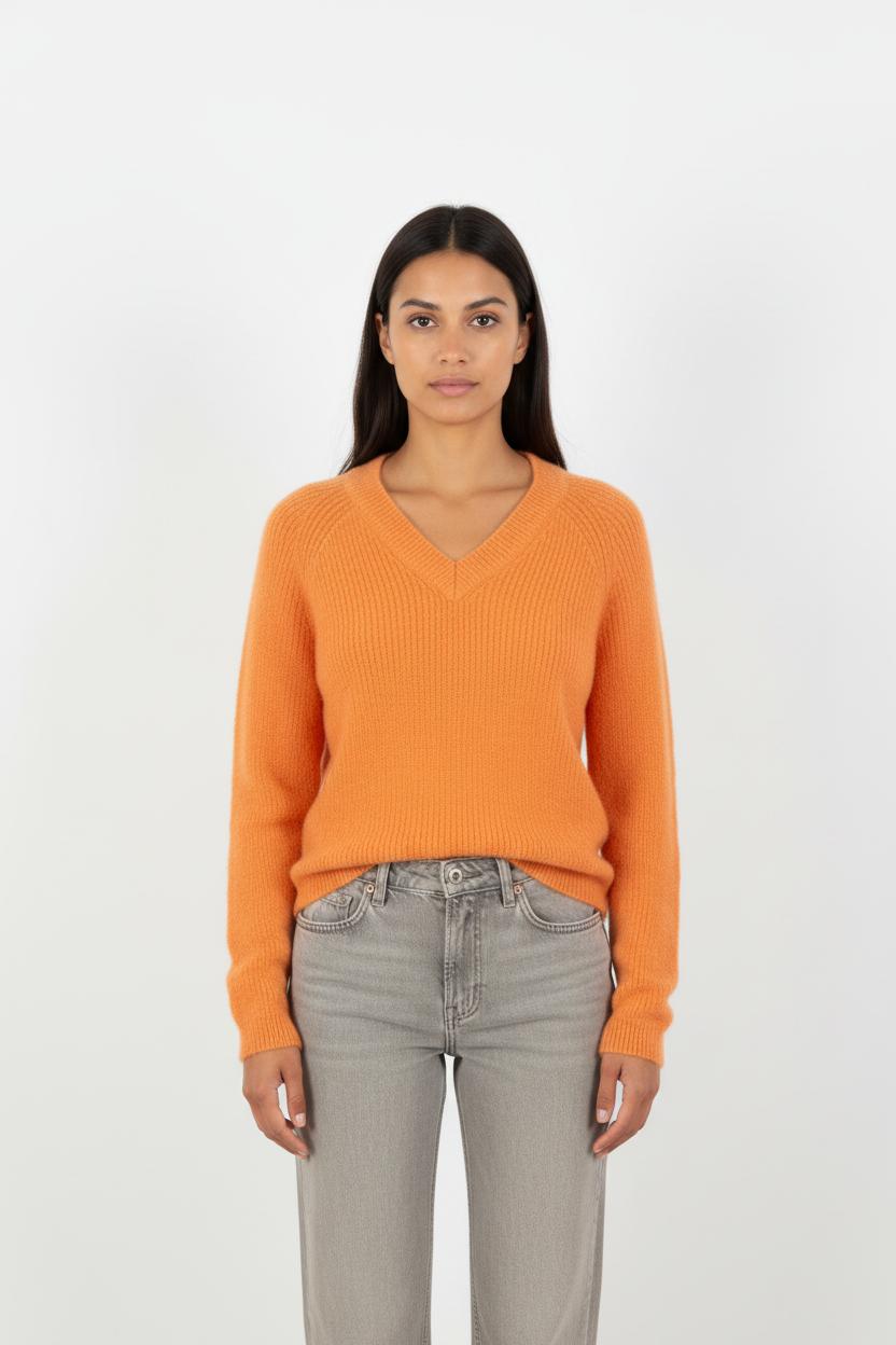 Pull Orange - Taille XS/34