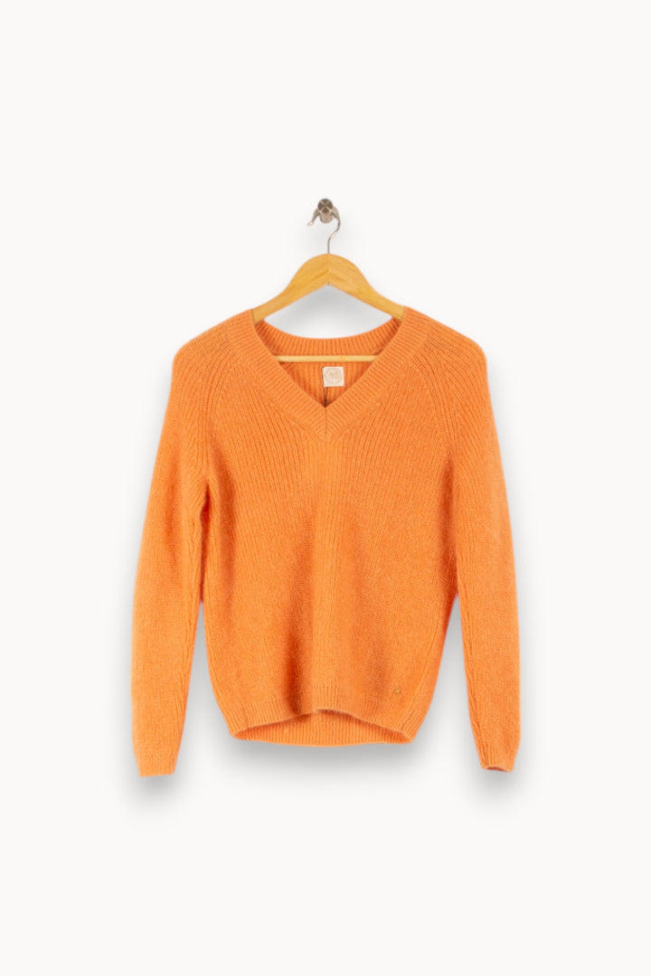 Pull Orange - Taille XS/34 de la marque Des petits hauts | PARAD29342 - Vendu par Paradigme - Image 2
