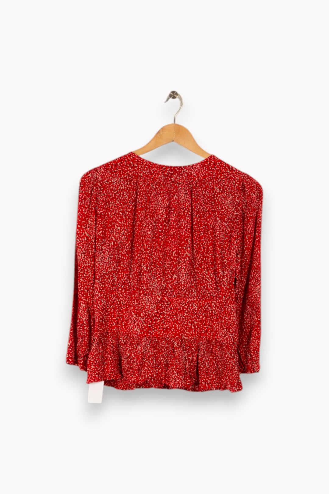 Blouse rouge - Taille M/38 de la marque ba&sh | PARAD29349 - Vendu par Paradigme - Image 3