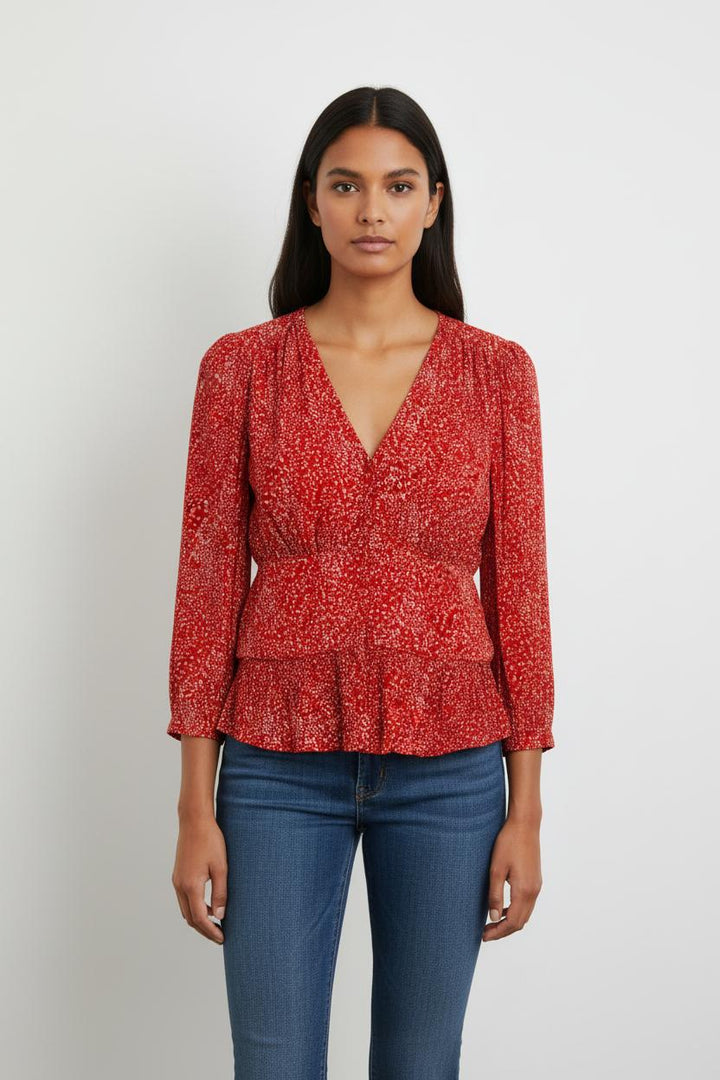 Blouse rouge - Taille M/38