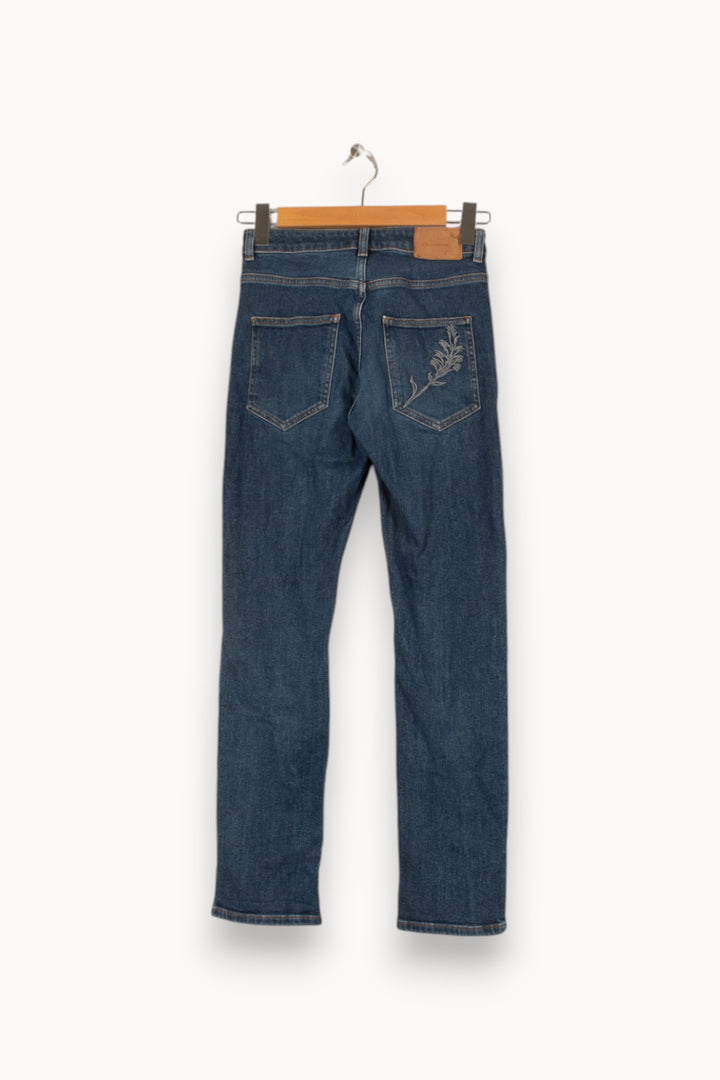 Jean bleu avec détails - Taille XS/34 de la marque La Fée Maraboutée | PARAD29366 - Vendu par Paradigme - Image 3