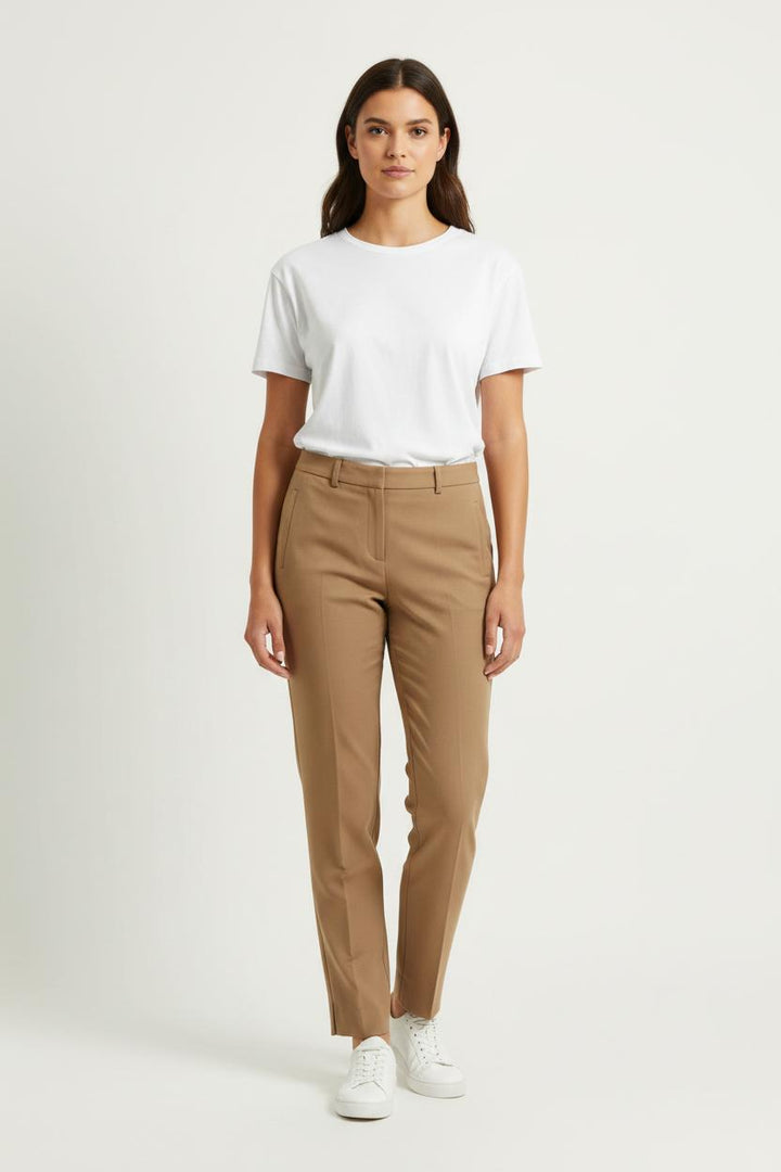 Pantalon Cigarette Beige - Taille L/40 de la marque Maison 123 | PARAD29374 - Vendu par Paradigme - Image 1
