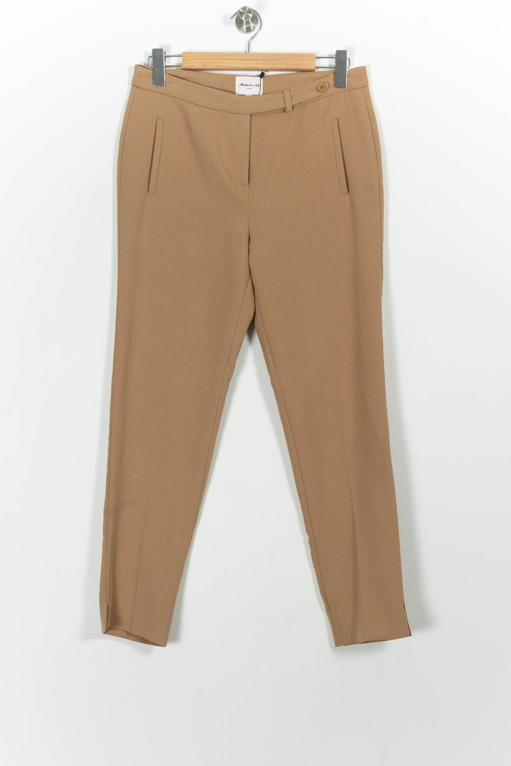 Pantalon Cigarette Beige - Taille L/40 de la marque Maison 123 | PARAD29374 - Vendu par Paradigme - Image 2