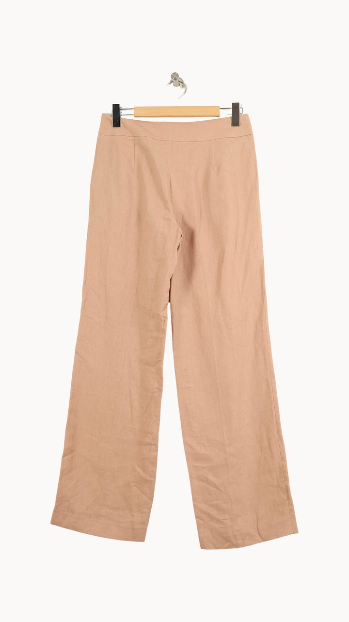 Pantalon Large Rose - Taille L/40 de la marque Maison 123 | PARAD29397 - Vendu par Paradigme - Image 4