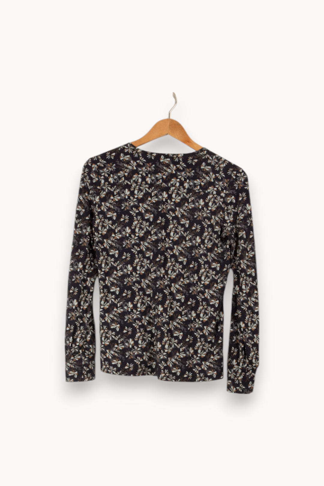 Chemise bleue à motifs - Taille XS/34 de la marque Caroll | PARAD29417 - Vendu par Paradigme - Image 2