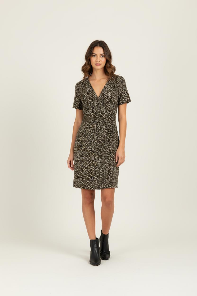 Robe noire et blanche - Taille S/36