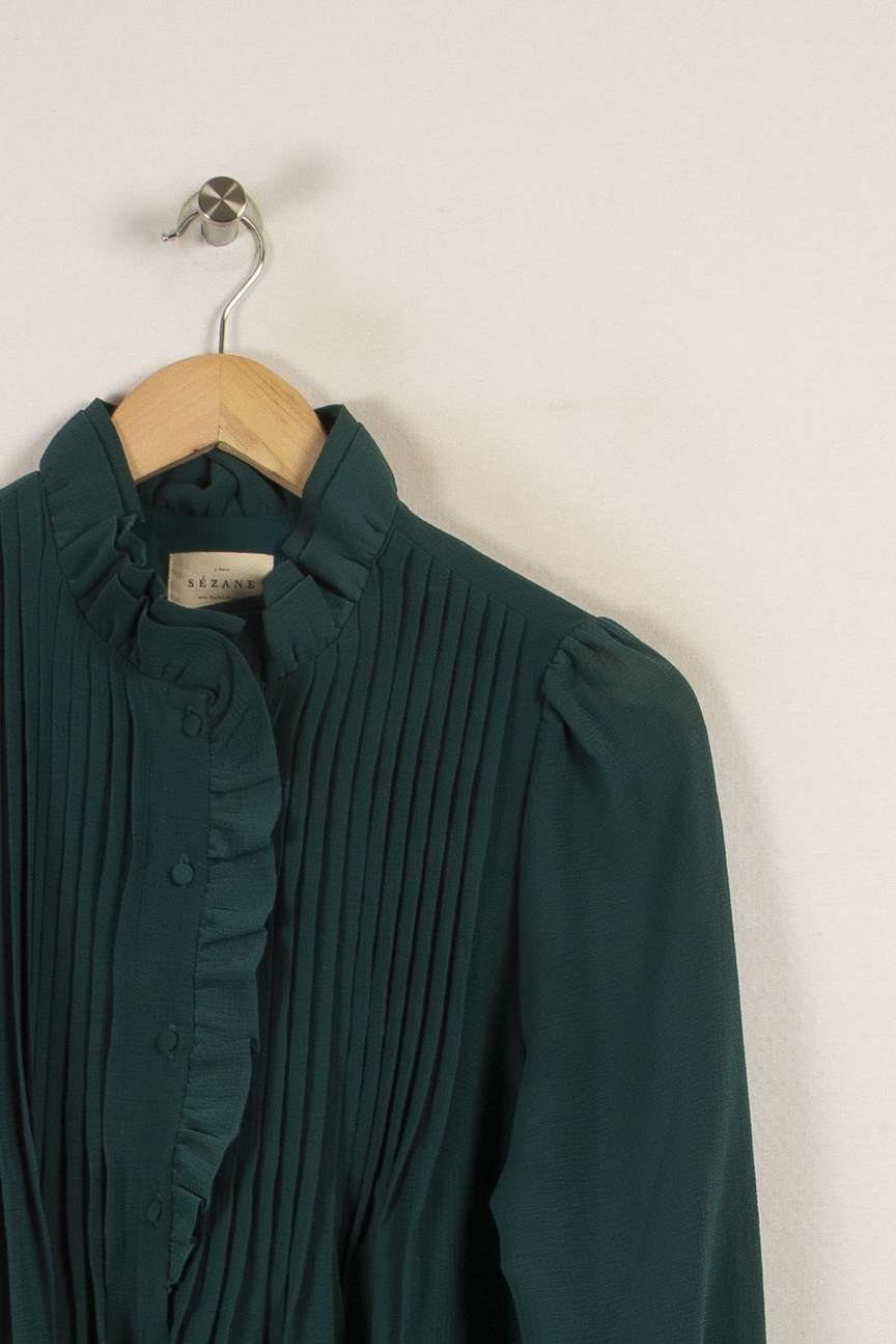 Robe verte - Taille S/36 de la marque Sézane | PARAD29444 - Vendu par Paradigme - Image 2