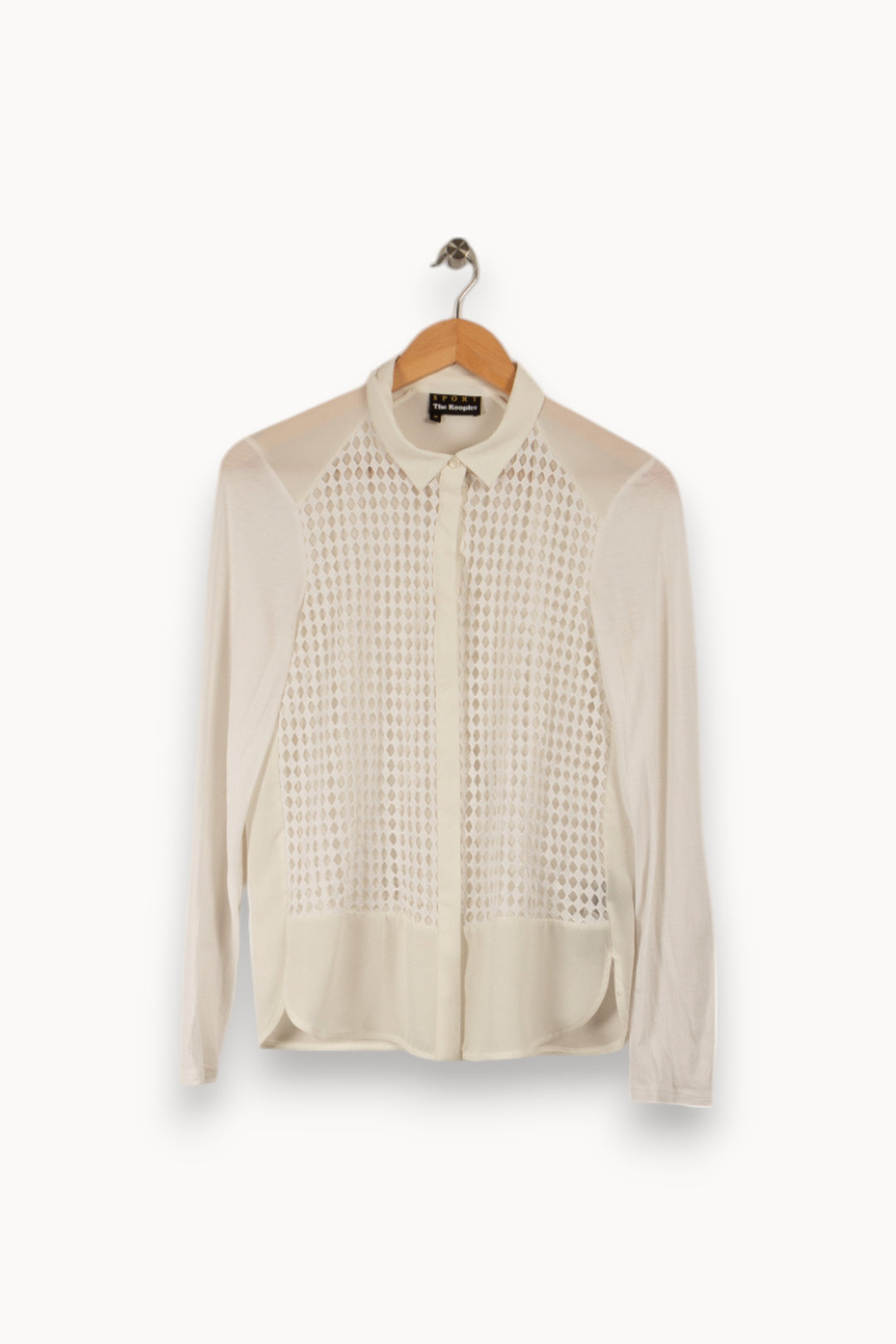 Chemise blanche avec détails - Taille M/38 de la marque The Kooples - Sport | PARAD29449 - Vendu par Paradigme - Image 1