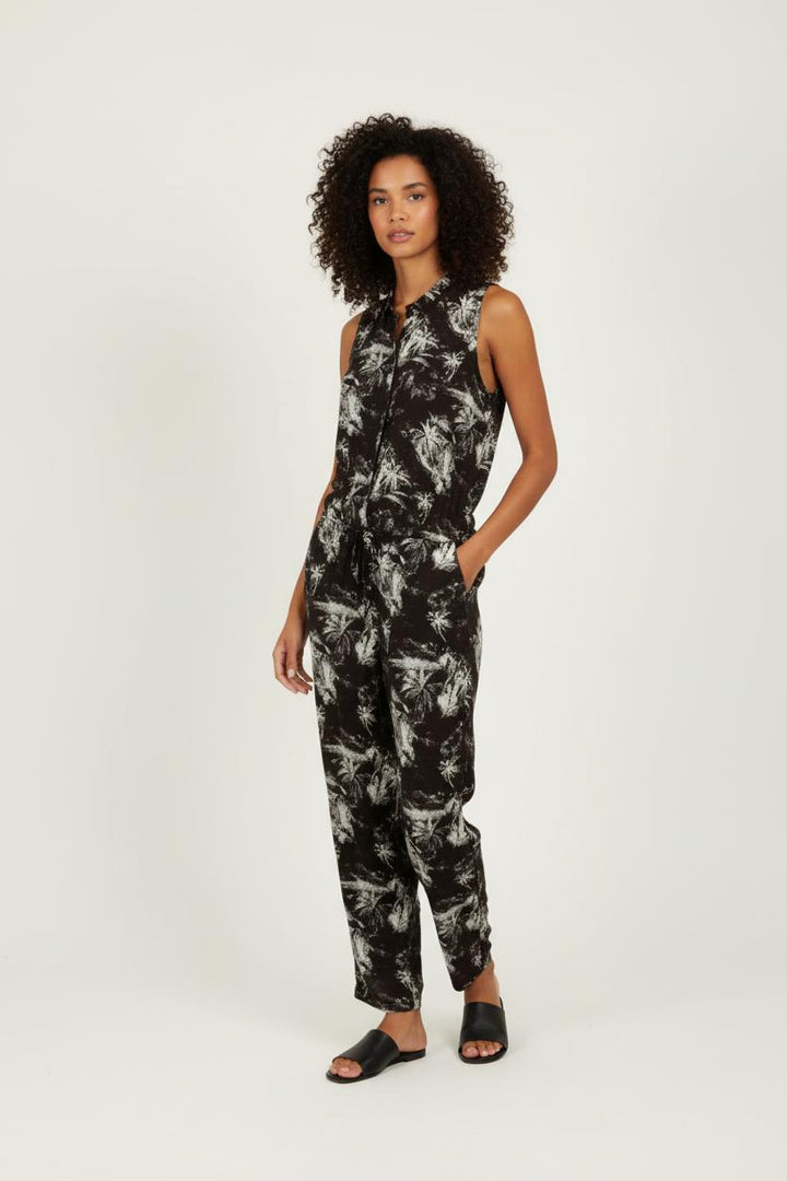 Combinaison noire à motifs - Taille M/38