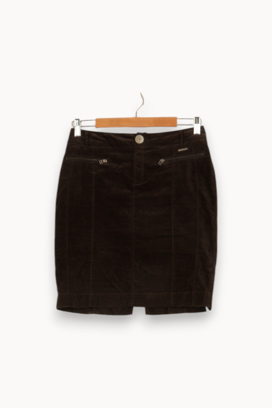 Jupe marron foncé - Taille S/36 de la marque One Step | PARAD29452 - Vendu par Paradigme - Image 1