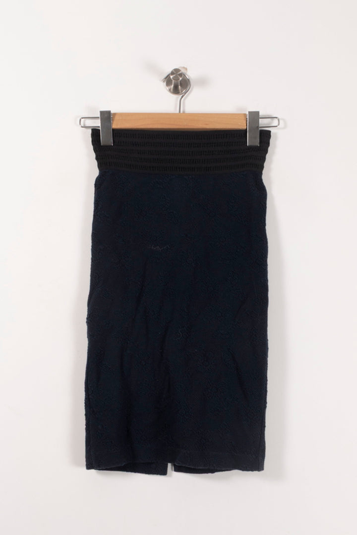 Jupe Midi Bleue - Taille XS/34 de la marque Ganni | PARAD29458 - Vendu par Paradigme - Image 2